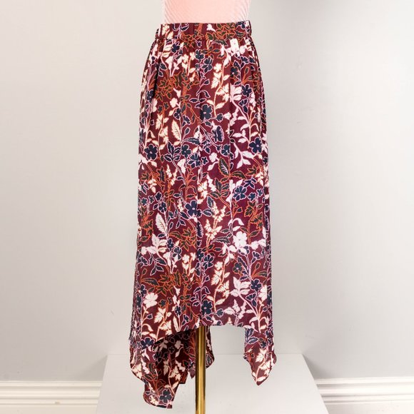 NWT RACHEL RACHEL ROY PLUS EDEN FLORAL MIDI SKIRT -  2x - Picture 2 of 4